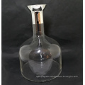 wholesale colored plating glass decanter with stopper